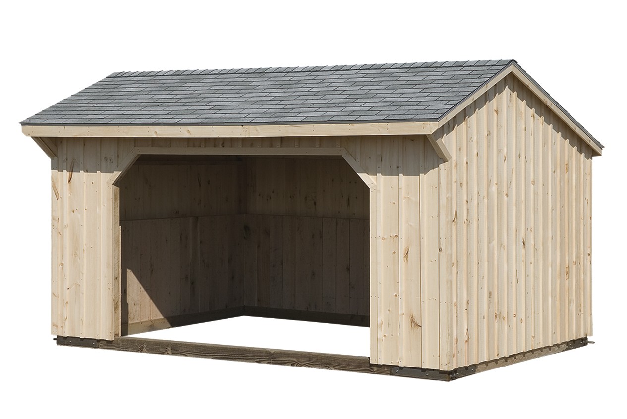 10x16 Run In Shed